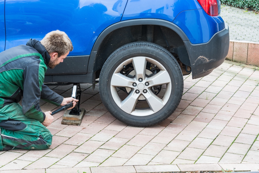 Replace summer tires against winter tires